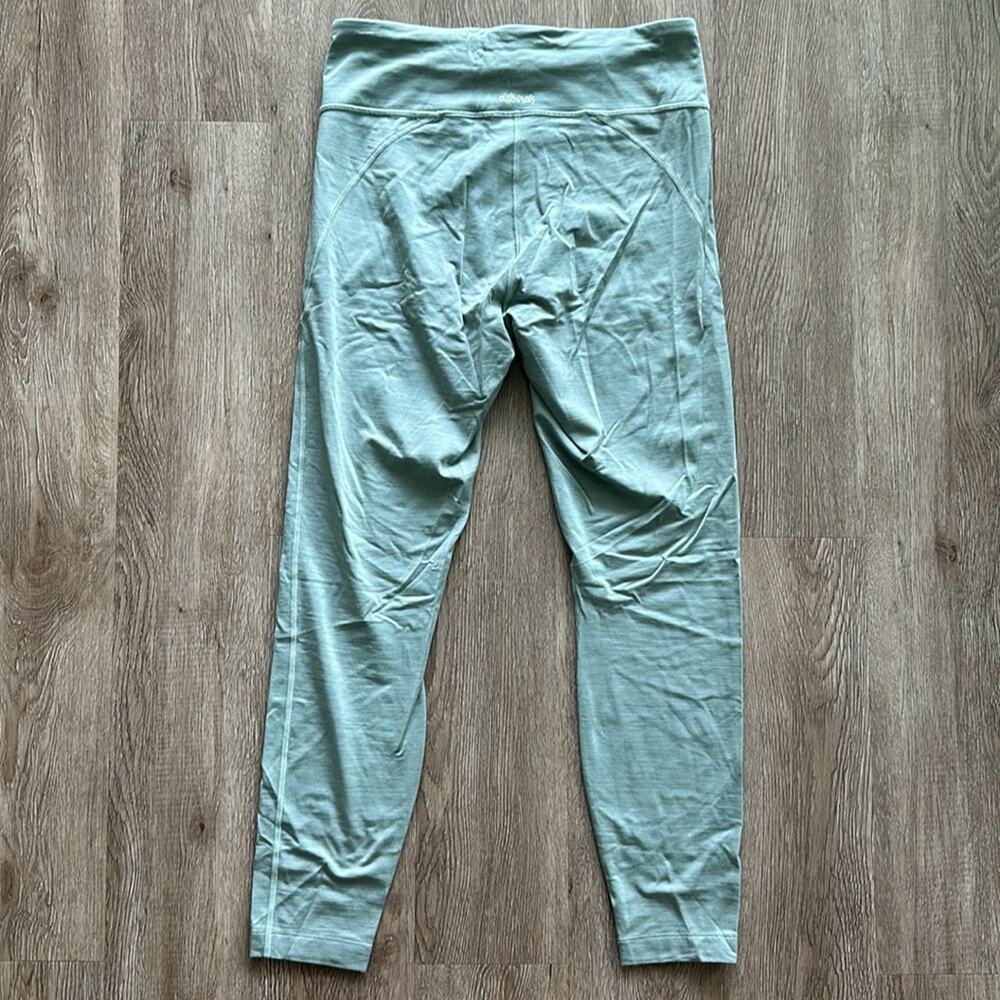 Allbirds Natural Leggings Light Sage Green Size‎ Large Athletic Workout Gym - Picture 7 of 7